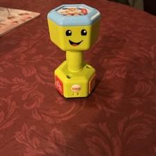 Fisher-Price Laugh  Learn Baby  Toddler Toy Countin  Reps Dumbbell Rattle