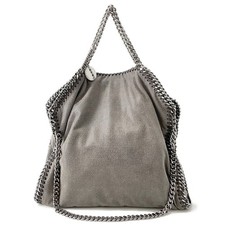 Borsa a tracolla Stella McCartney Falabella pieghevole catena poliestere grigio 234387