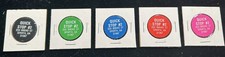 Vintage Quick Stop 2 Sparta Ga Food Stamp Token Set 5 - Rare Small Town Vintage Quick Stop 2 Sparta Ga Food Stamp Token Set 5 - Rare Small Town