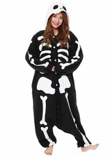 SAZAC Fleece Kigurumi Skeleton