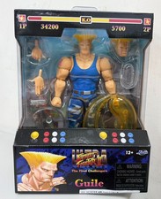 JADA TOYS ULTRA STREET FIGHTER II 6" GUILE BLUE VARIANT WALMART EXCLUSIVE
