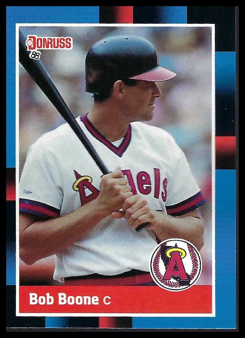 Bob Boone 1988 Donruss #305 California Angels