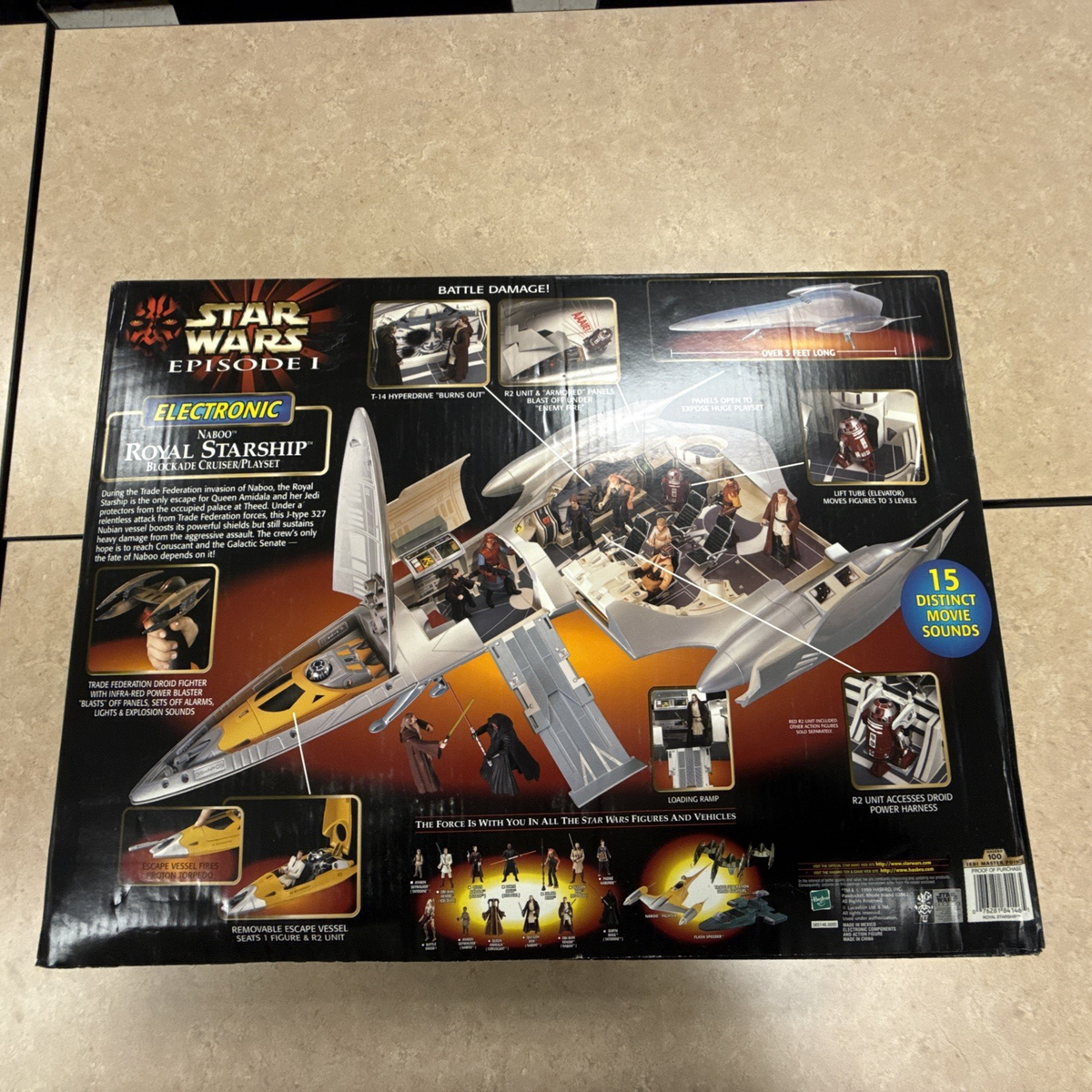Star Wars Episode 1 Electronic Naboo Royal Starship Blockade