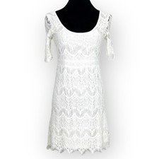 Crochet Lace Mini Dress Medium by Pins & Needles for Urban Outfitters