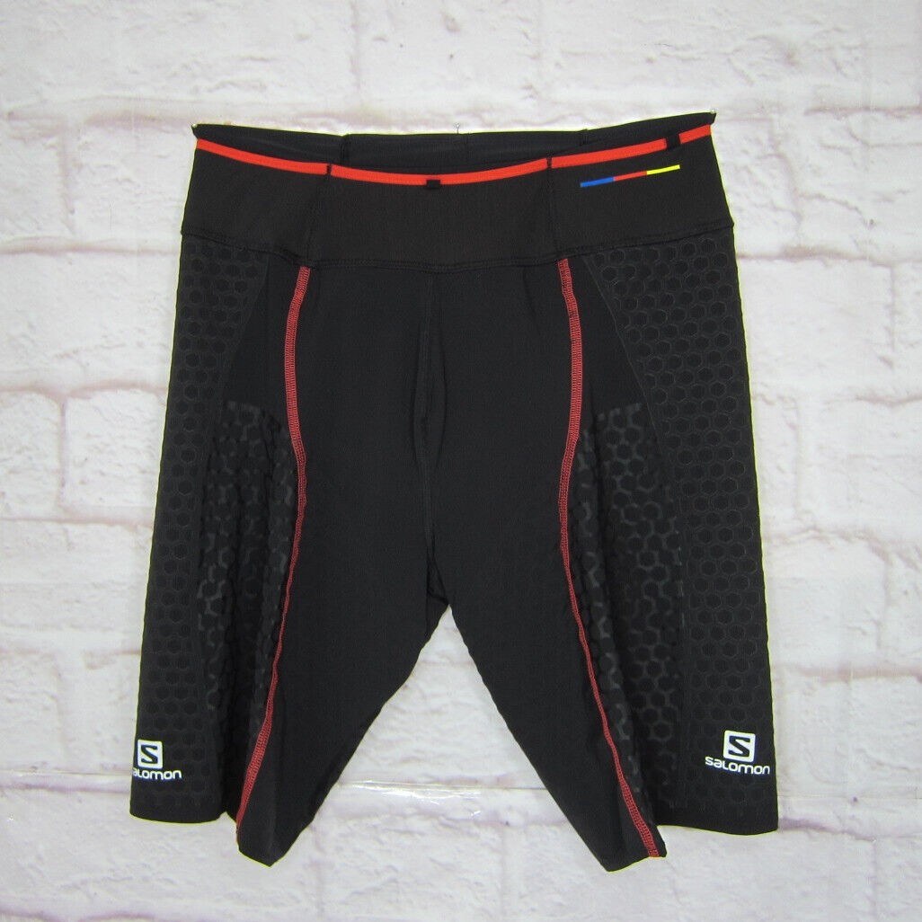 Salomon Exo Lab Pantaloncini a Compressione Collant Uomo Taglia XL Nero