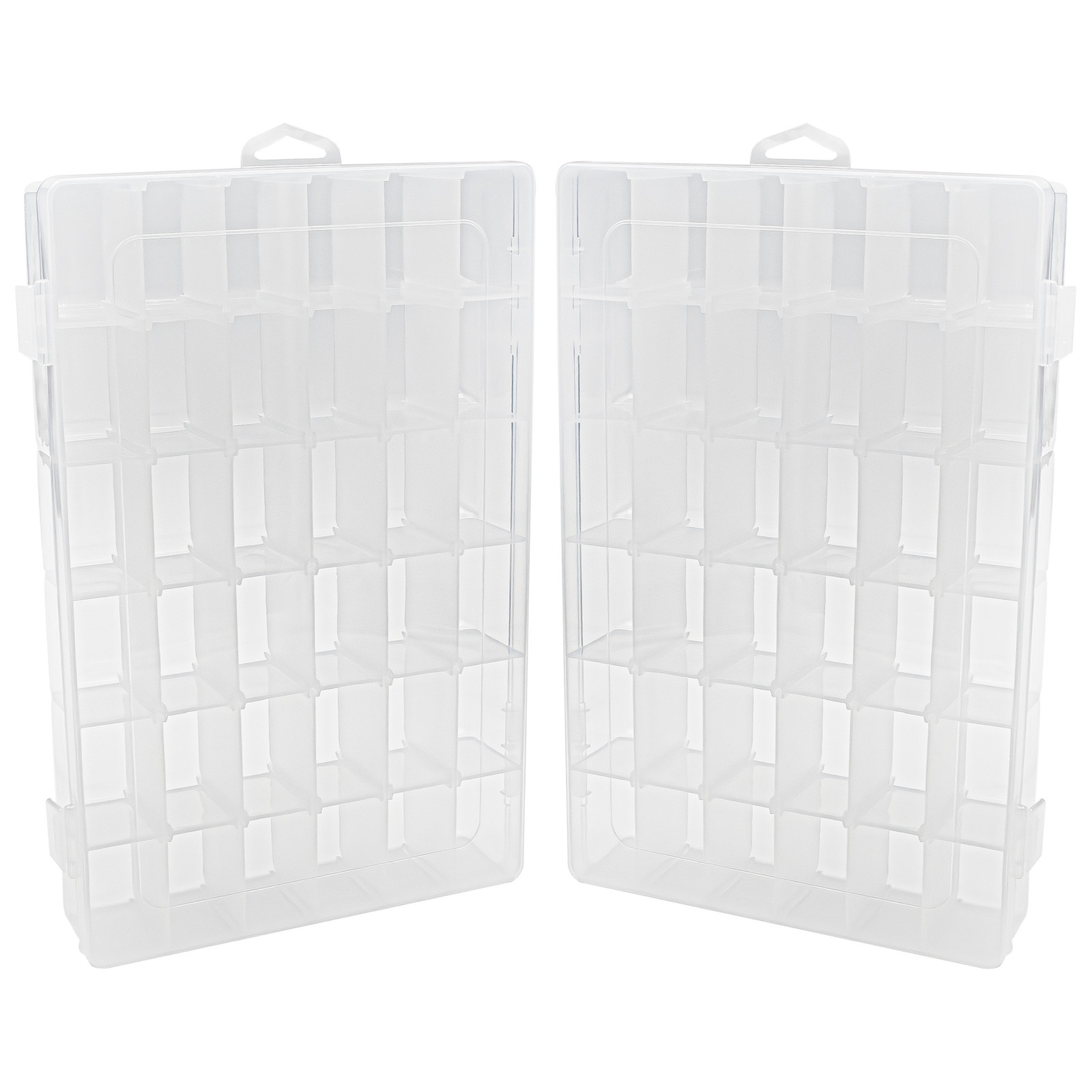 Многофункциональный ящик для хранения с небольшим отделением из прозрачного пластика комплект из 2 предметов 2490₽