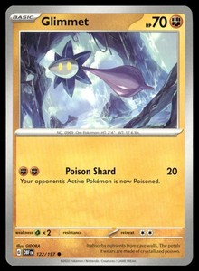 Glimmet 122/197 Obsidian Flames Common