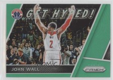 2017-18 Panini Prizm Get Hyped! Green Prizm John Wall #GH-JW y3x