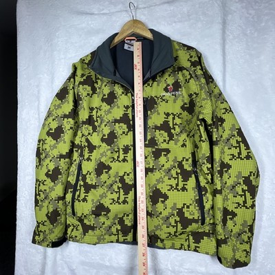 Fraspens Waterproof Ski Snowboarding Jacket M Fluorescent Green