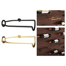 Wall Mounted Wine Rack Hanging Rustproof Durable Wine Bottle Display Rack Wine