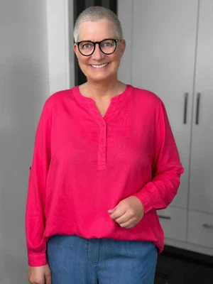 KAFFE Curve - Bluse Mille / pink - Bild 1 von 4