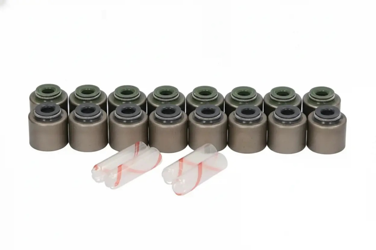 ELRING 550.860 Kit guarnizioni, Gambo valvola FPM (Fluoro-Caucciù) - Immagine 2
