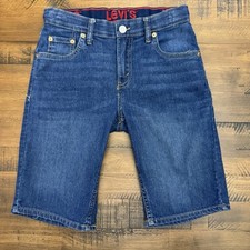 Levi's 511 Shorts Size 14 Reg Boys Youth Blue Denim