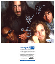 'Spin Doctors' Band Signed 8x10 Photo 'Chris Barron, Aaron & Eric' ACOA