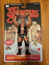 LJN WWE Superstars Series 2 Stone Cold Steve Austin – CHASE Black Card – IN HAND