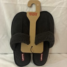 Levi s Woman s Black And Charcoal Slippers Size 11
