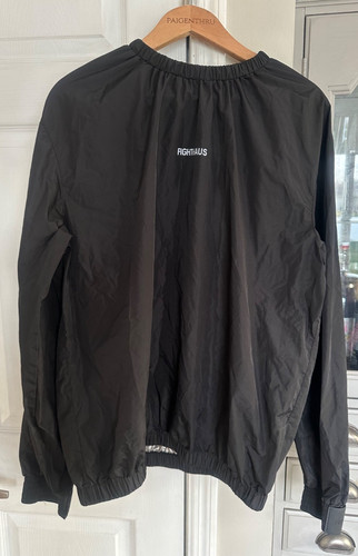 Fighthaus XL Contender Sauna Suit Top Black Gym Workout Fitness