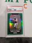 2024 Prizm Caleb Williams Emergent Green Prizm PSA 10 Chicago Bears