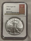 2026 $1 American Silver Eagle NGC MS69