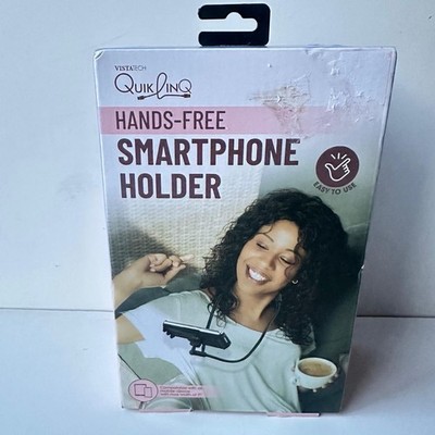 VISTATECH QUIKLINQ Hands-Free Smartphone Holder Neck Mount Stand Easy Use