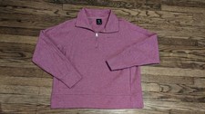 Nike Women  s Half Zip Pullover Sweatshirt Pink Heather Size M