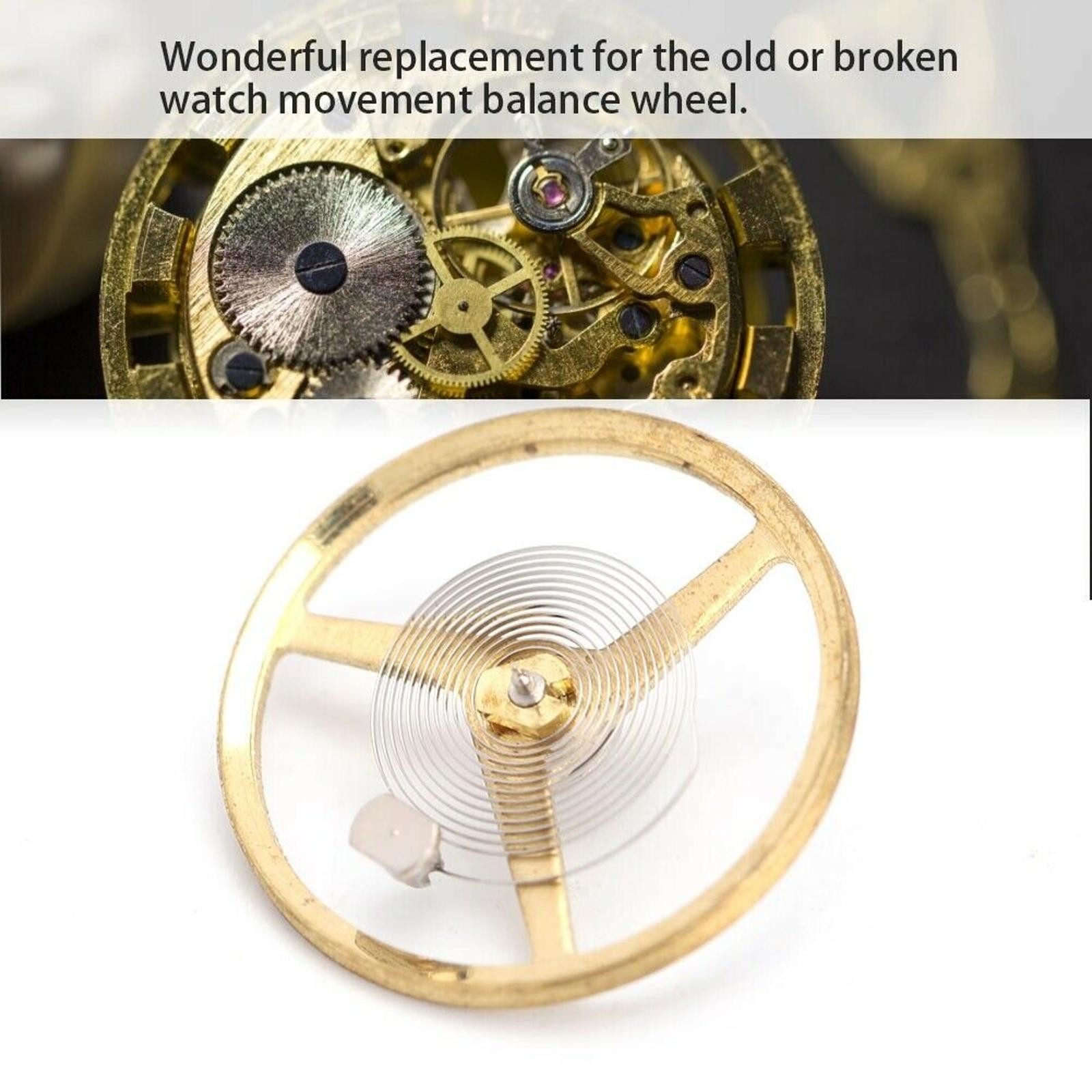 Watch Movement Balance Wheel With Hairspring Replacement For ETA 2671 Movement thumbnail 6