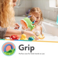 Nuby Watering Can Sensory Outdoor and Bath Toy for Toddlers, New.