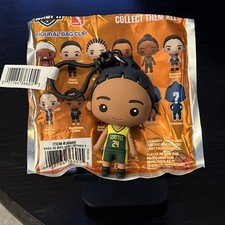 New Monogram WNBA Basketball Figural 3D Bag Clip S1 - Jewell Loyd Key Chain