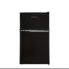 Cookology UCFF87BK 47cm Freestanding Undercounter 2 Door Fridge Freezer in Black