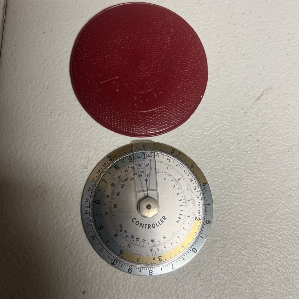 A rare NOS (New Old Stock) German calculating slide rule — never used, still in original condition, an extraordinary find for serious collectors.