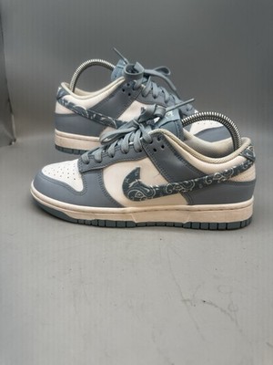 Nike Dunk Low Essential Paisley Blue Shoes DH4401-101 Sneakers Women Size 8