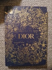 Christian Dior Small HC Notebook Journal 2022 Christmas Navy Gold Celestial