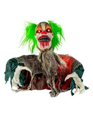 Horrorclown Groundbreaker Animatronic mit Licht, Sound & Bewegung