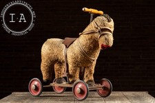 Antique Ride-On Plush Horse Toy