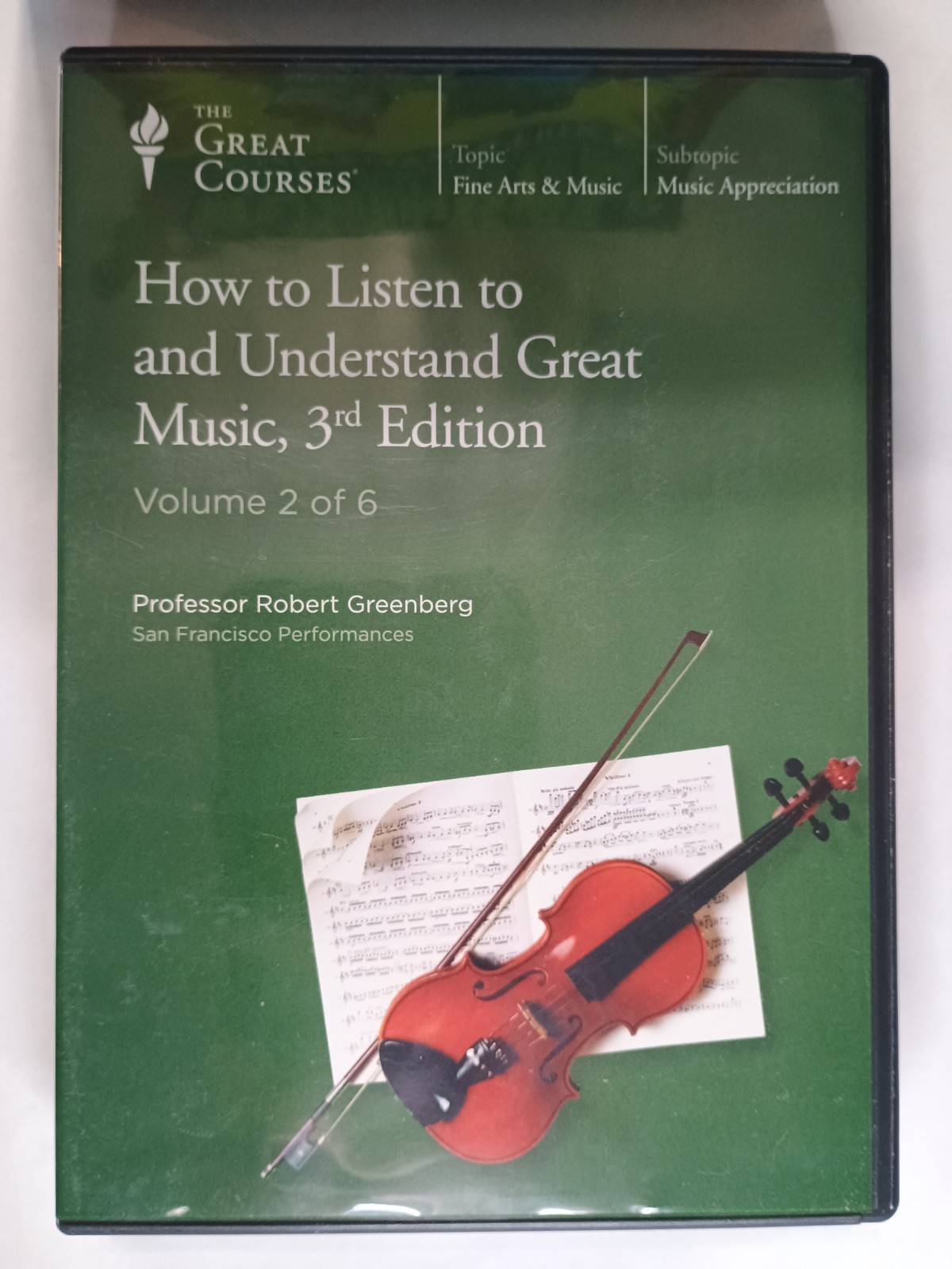 How To Listen To & Understand Great Music Volume 2 DVD Great Courses 3rd Edition