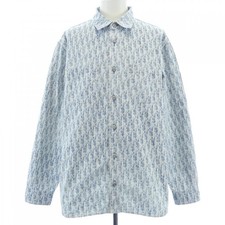 Authentic Dior DIOR Oblique Kasuri Cotton Denim Shirt 013D585BY989 230-000-...