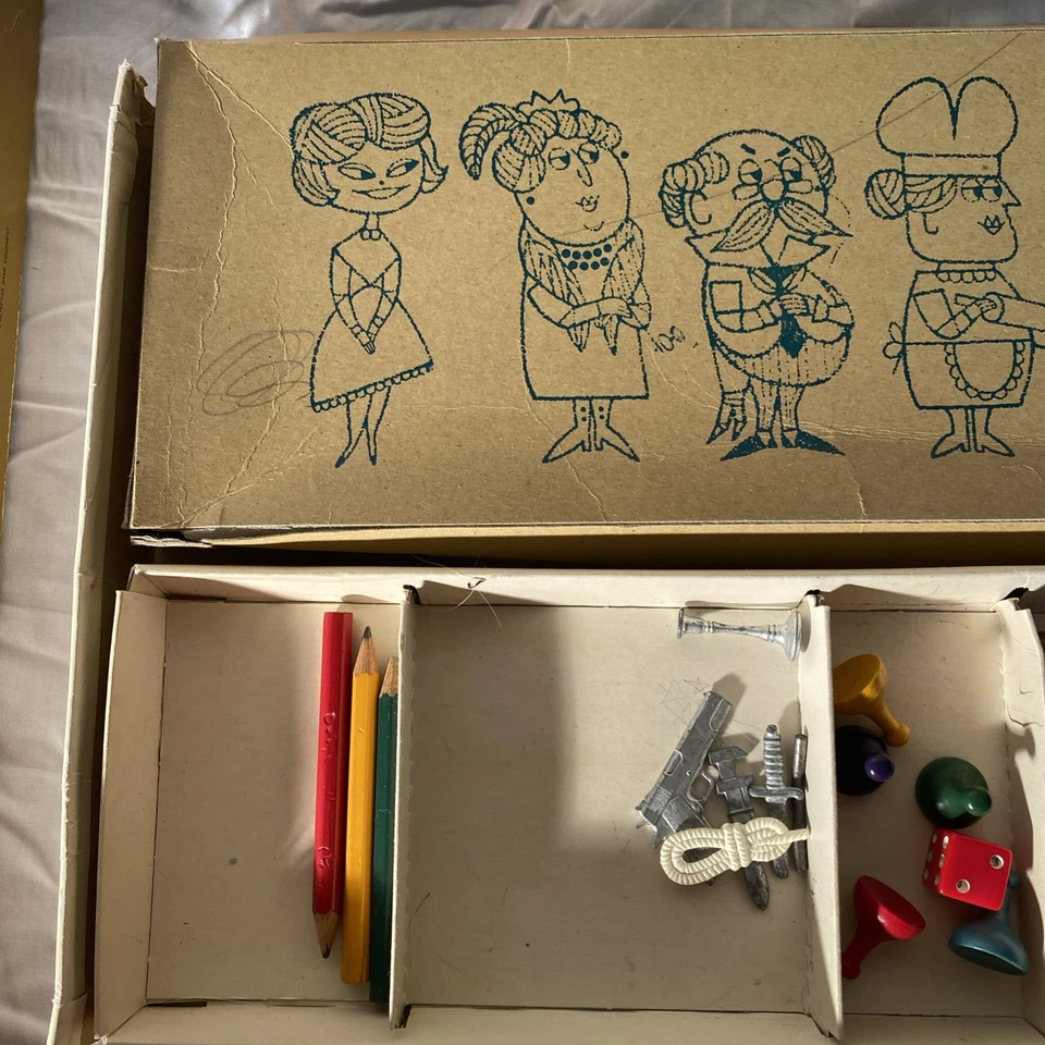 1963 Clue Game by Parker Brothers Complete in Good Condition FREE SHIPPING - Image 3 of 4