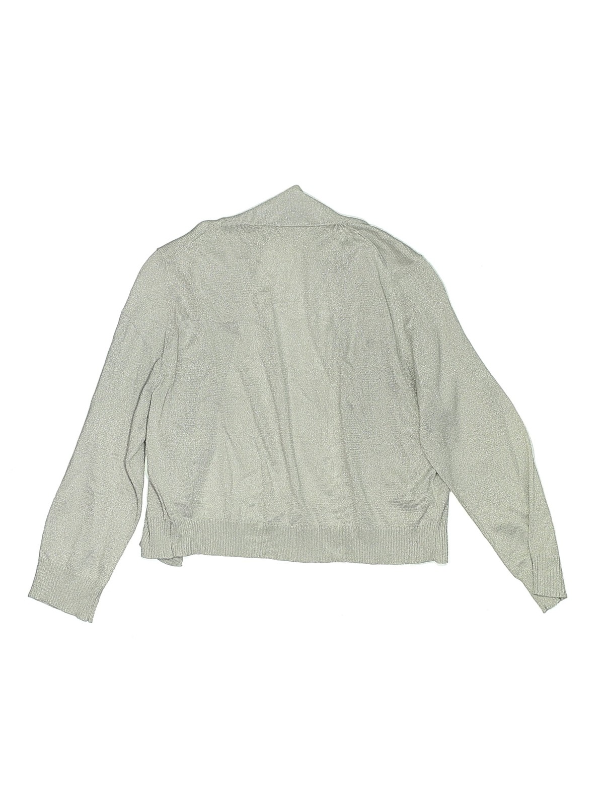 Calvin Klein Girls Gray Cardigan Medium tots thumbnail 2