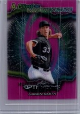 Hagen Smith 2025 Leaf Optichrome Baseball 1/1 Pre Production Proof