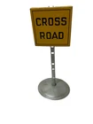 Vintage Tonka Sign CROSS ROAD 4 1/2" Tall