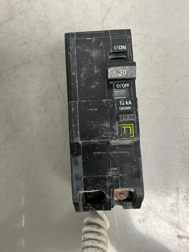 Used Square D QOB230EPD 2 Pole, 30 Amps, 120/240 Volts Circuit Breaker