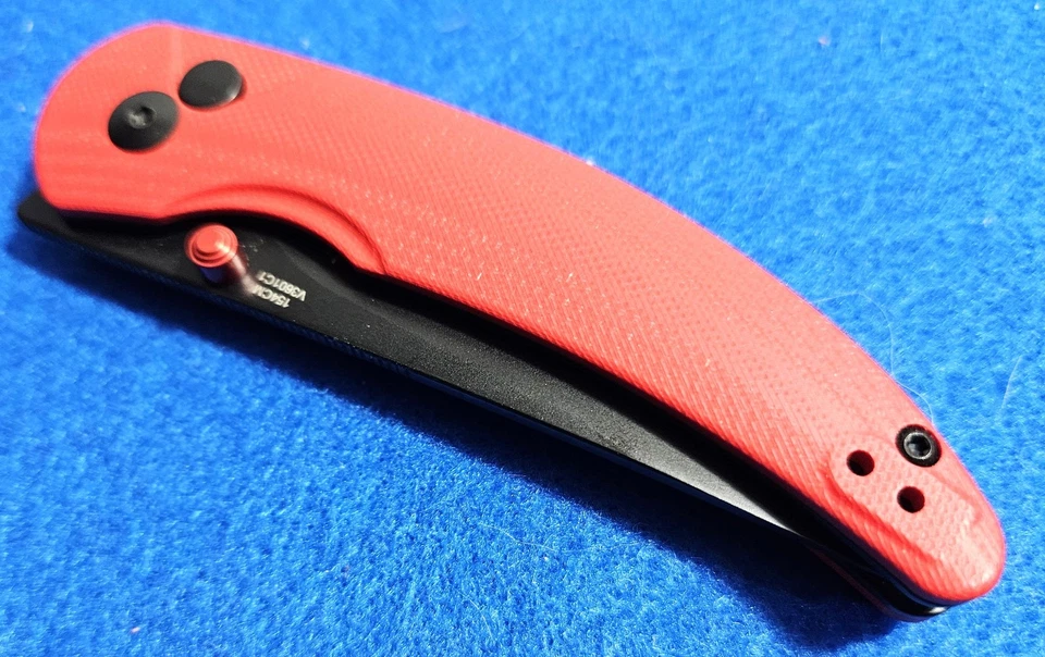 Kizer перец чили EDC карманный нож красный G10 ручки 154 см стали новый без коробки - Изображение 2 из 4