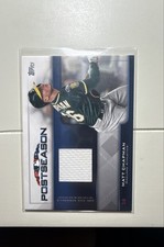 2019 Topps - Postseason Performance Relics Matt Chapman #PPR-MC 14/99 (MEM)