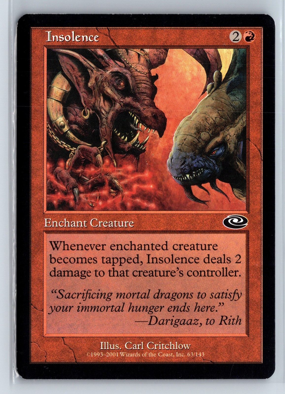 INSOLENCE - Planeshift – MTG Magic the Gathering Card - Common