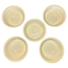 Fiestaware Soup Bowls 7 Inch Fiesta Light Yellow Homer Laughlin HLC Set 5 USA