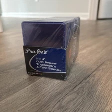 ProSafe 3x4 Sports Card Top Loaders and Sleeves Set 100ct.