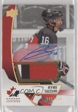 2019 Upper Deck Team Canada Juniors Premium Swatch /199 Ryan Suzuki #70 Auto 1tr