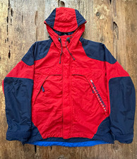 Vintage Polo Sport Ralph Lauren RL67 Colorblock Nylon Hooded Full Zip Jacket XL
