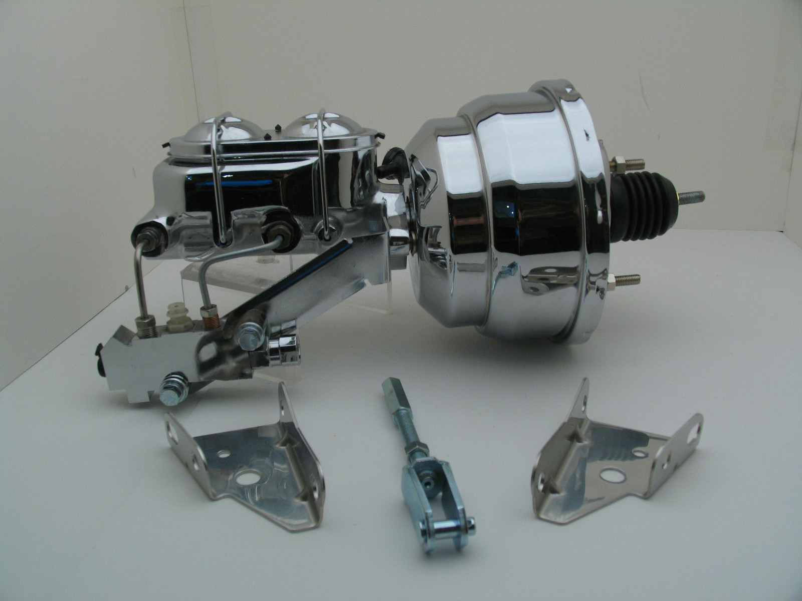 GM ABody Chrome 8" Power Brake Booster Kit for Disc Disc Brakes Mbm Proline eBay