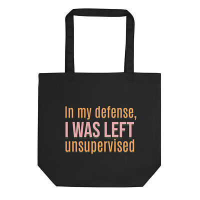 ''In my defense...'' Eco Tote Bag